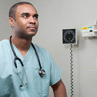 Photo of young male nurse Photo of young male nurse